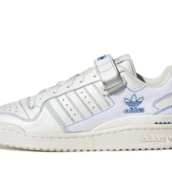 Adidas Velcro pop on logo Forum Low GX1018 Sizes Mens size 9 NWT - Picture 2 of 4